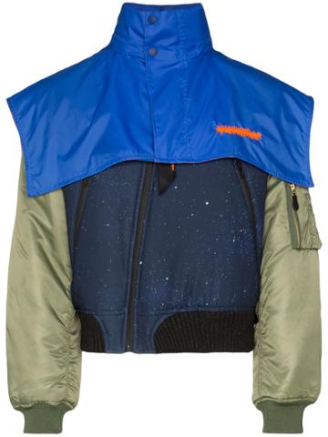 Duran Lantink A1 Space Bomber Jacket - Blue