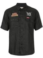 Hysteric Glamour Patch Appliqué Detail Shirt - Black