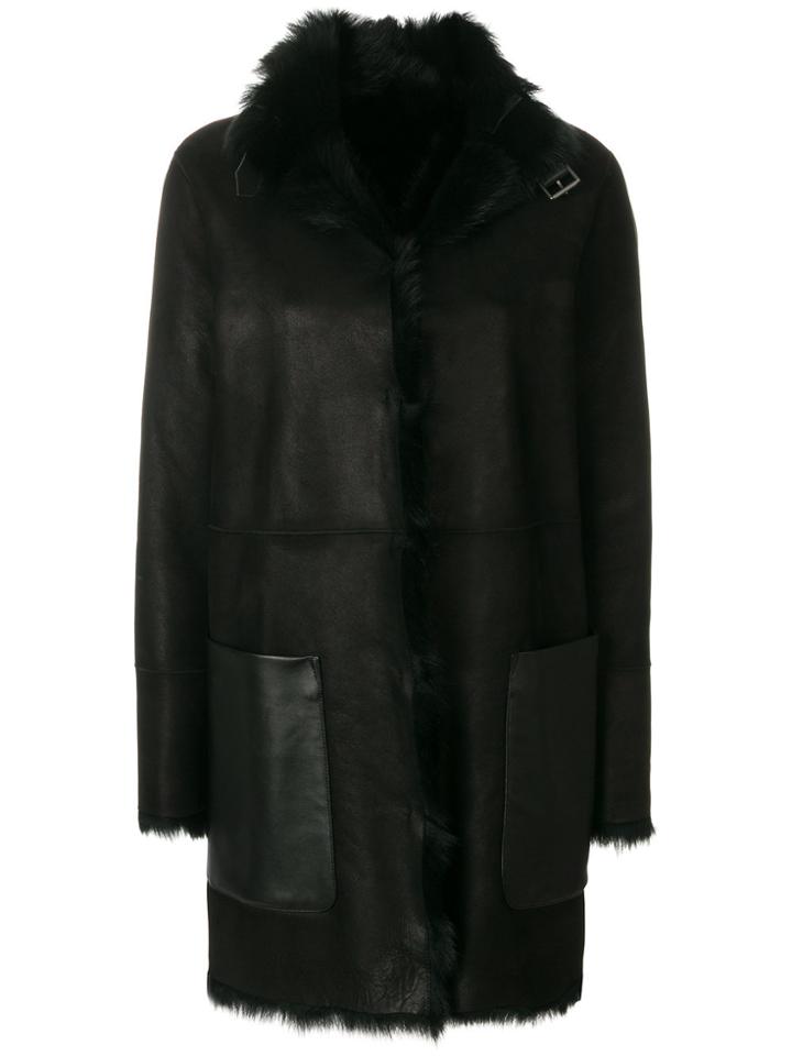 Belstaff Reversible Shearling Jacket - Black