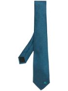 Burberry Logo Tie - Blue