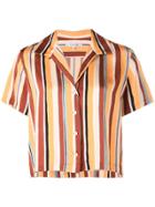 Frame Striped Shirt - Orange