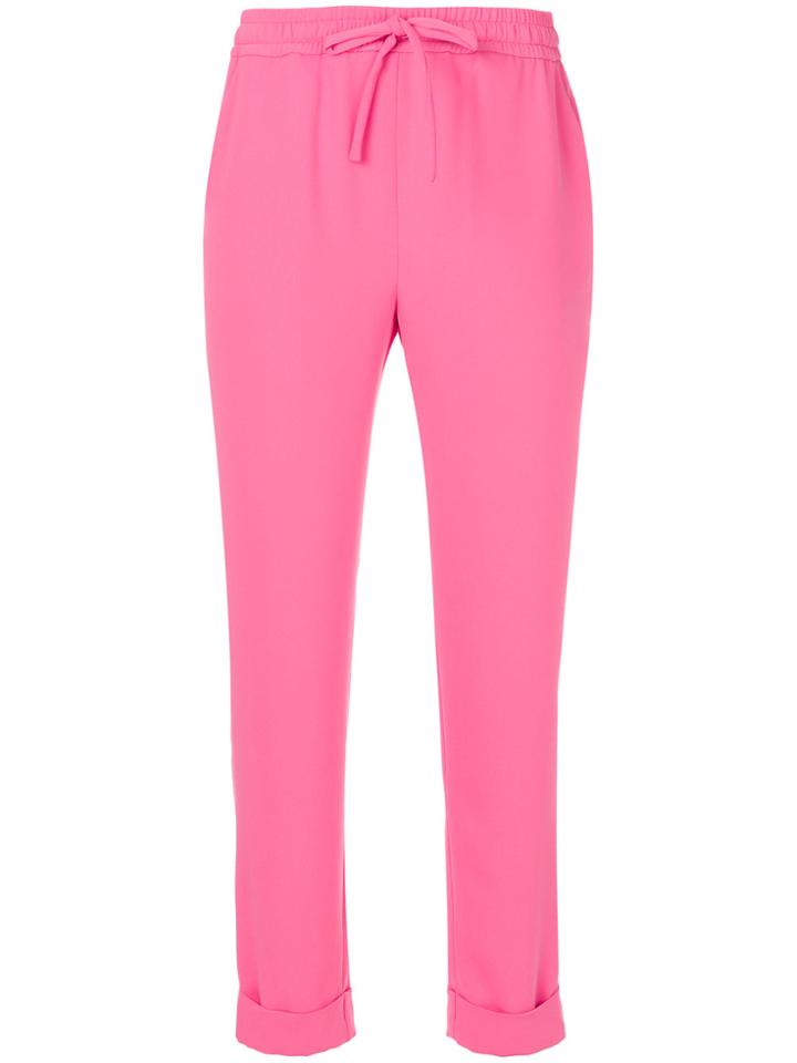 P.a.r.o.s.h. Cuffed Joggers - Pink & Purple