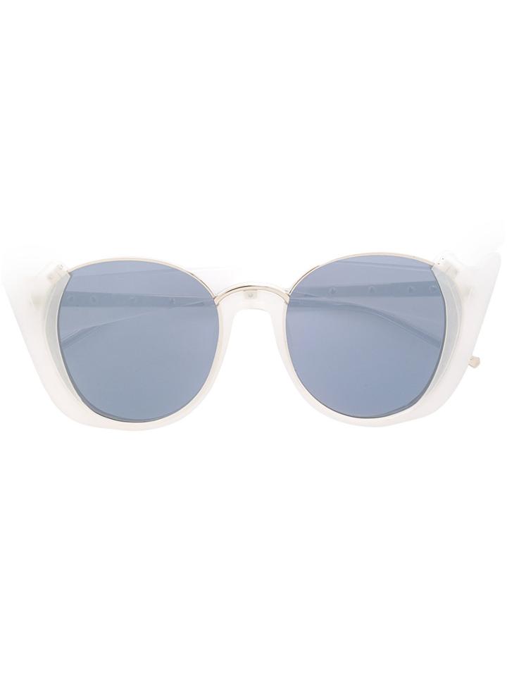 Linda Farrow Gallery Prabal Gurung Sunglasses - White