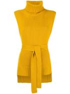 Etro Sleeveless Knit Jumper - Yellow & Orange
