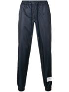 Thom Browne Rwb Stripe Ripstop Track Pants - Blue