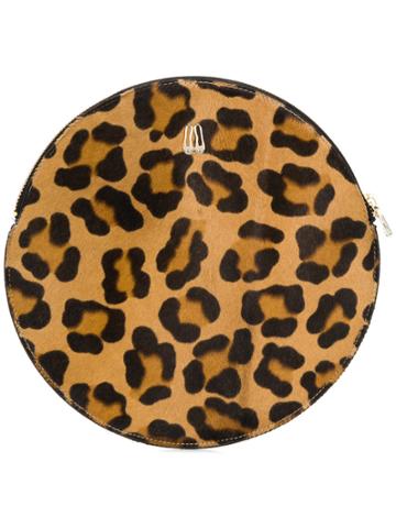 Pretty Ballerinas Leopard Print Clutch - Black