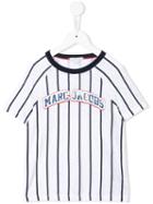 Little Marc Jacobs Striped T-shirt, Boy's, Size: 8 Yrs, White