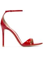 Gianvito Rossi 105 Patent Leather Sandals - Red