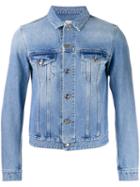 Harmony Paris Cropped Denim Jacket, Men's, Size: 50, Blue, Cotton