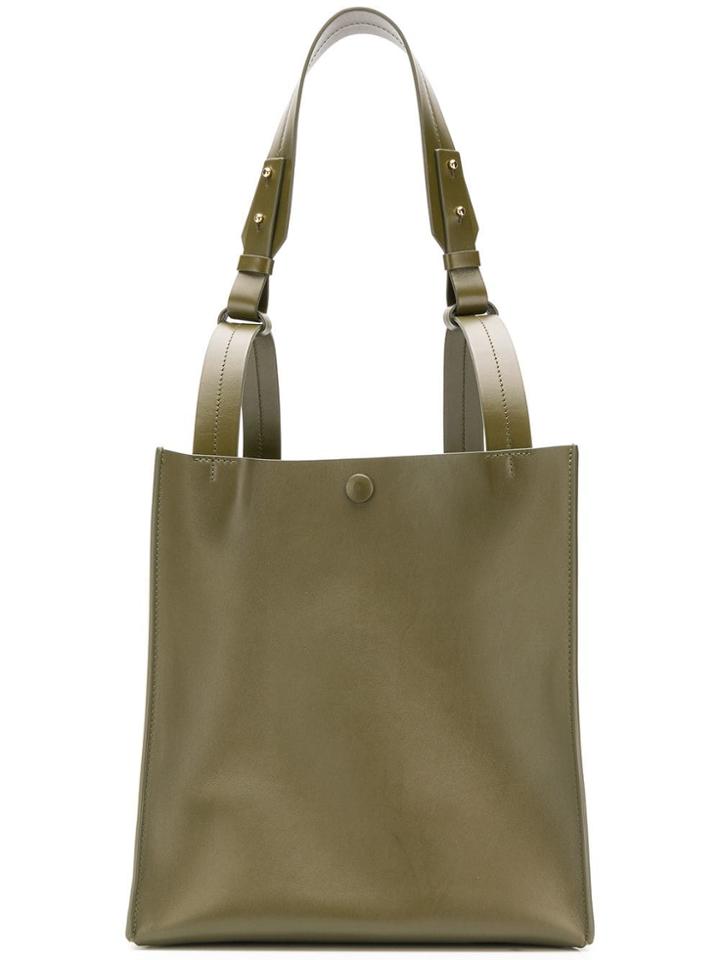 Sophie Hulme Cube Tote Bag - Green