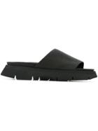 Peter Non Waterproof Overflat Sandals - Black