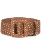 Rosie Assoulin Woven Belt - Brown
