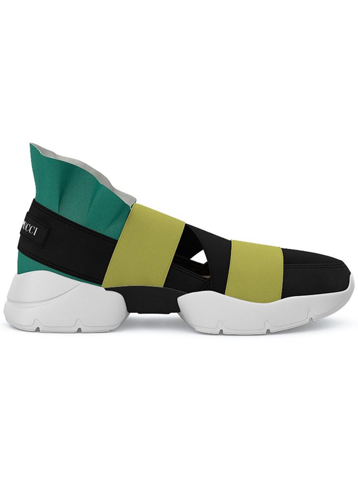 Emilio Pucci City Up Custom Sneakers - Black