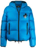 Dsquared2 Padded Hooded Jacket - Blue