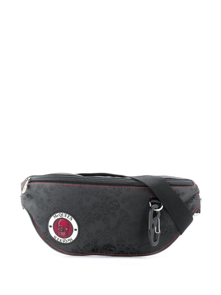 Alexander Mcqueen Skull Patterned Belt Bag - Black