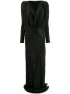 Philipp Plein Long Dress -28 Crystal - Black