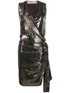 Lanvin Pre-owned 2004's Sequin Envelope Dress - Brown