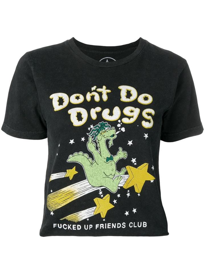 Local Authority 'don't Do Drugs' T-shirt - Black