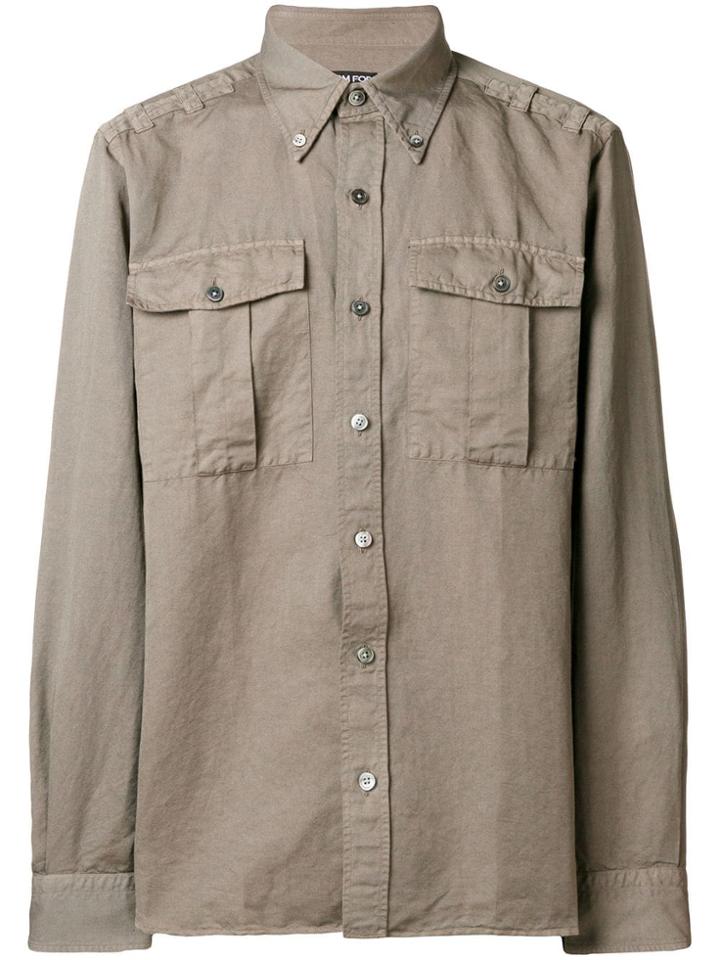 Tom Ford Military Shirt - Green