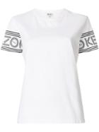 Kenzo Logo Sleeve Oversized T-shirt - White