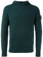 Stone Island Logo Patch Jumper, Men's, Size: Xl, Green, Polyamide/viscose/cashmere/wool