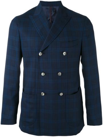 Biagio Santaniello Double Breasted Blazer - Blue