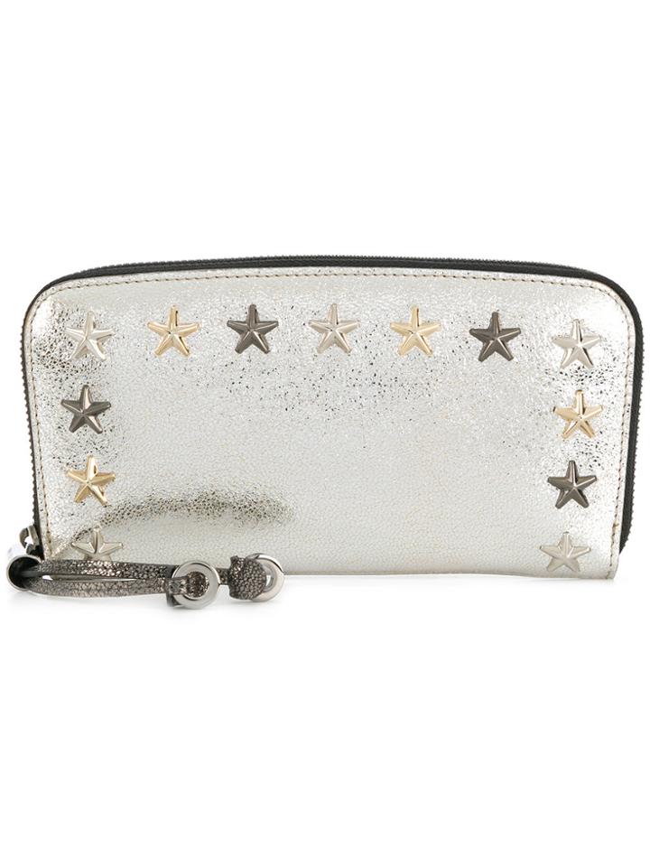 Jimmy Choo Filipa Bicolour Wallet - Metallic