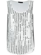 Twin-set Sequinned Tank Top