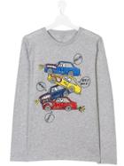 Stella Mccartney Kids Car Print T-shirt - Grey