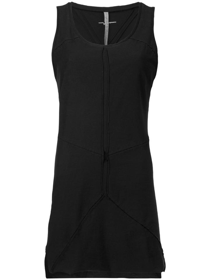 First Aid To The Injured - Sphenoid Tank Top - Women - Cotton - 4, Black, Cotton