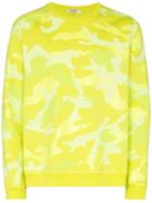 Valentino Camouflage Print Sweatshirt - Yellow