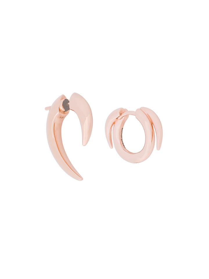 Shaun Leane Talon And Thorned Set Of Earrings - Metallic