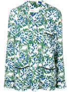 Victoria Victoria Beckham Floral Pyjama Shirt - Green
