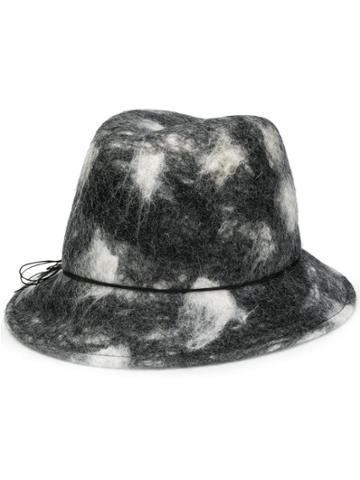 Le Chapeau Abstract Pattern Hat - Neutrals