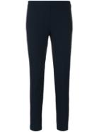 P.a.r.o.s.h. - Tailored Cropped Trousers - Women - Polyamide/spandex/elastane/wool - L, Blue, Polyamide/spandex/elastane/wool