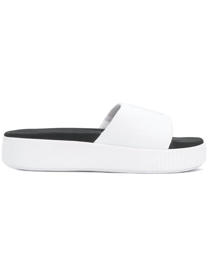 Puma Logo Slides - White