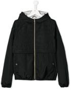 Herno Kids Teen Hooded Jacket - Black