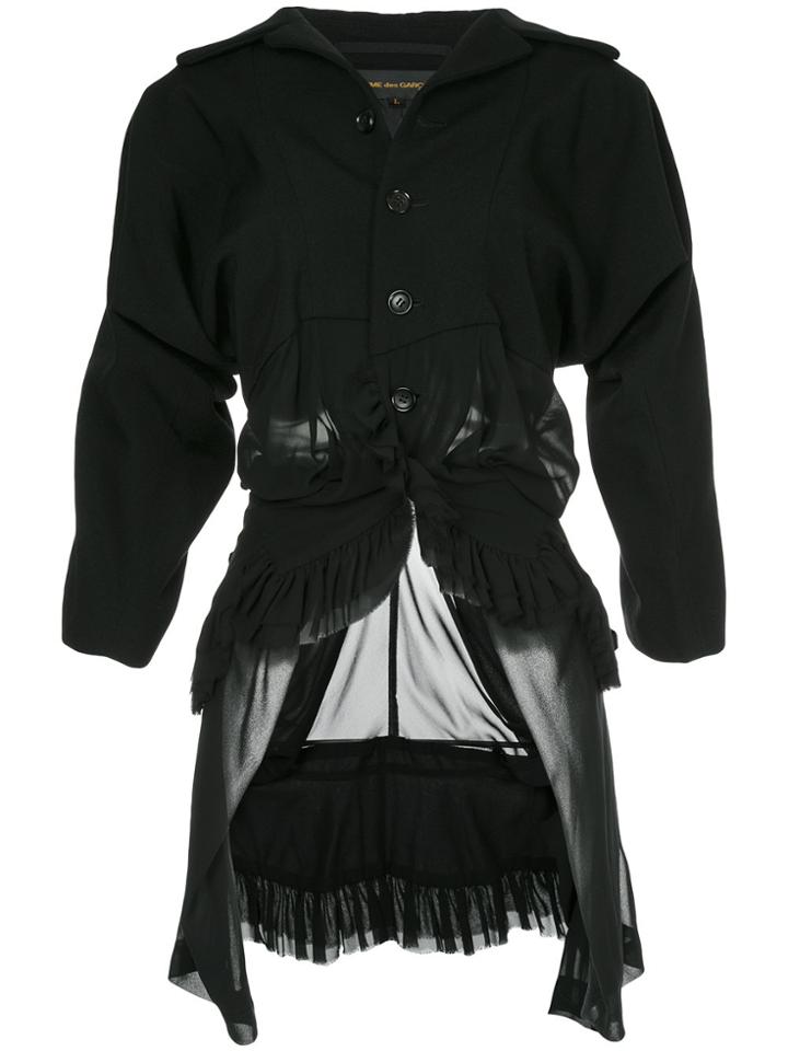 Comme Des Garçons Vintage Attached Trousers Coat - Black