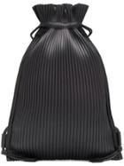 Homme Plissé Issey Miyake Pleated Drawstring Backpack - Black