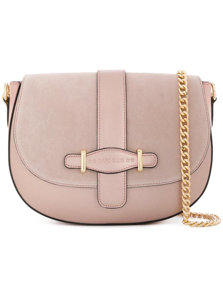 Marc Ellis Megan Shoulder Bag - Pink & Purple