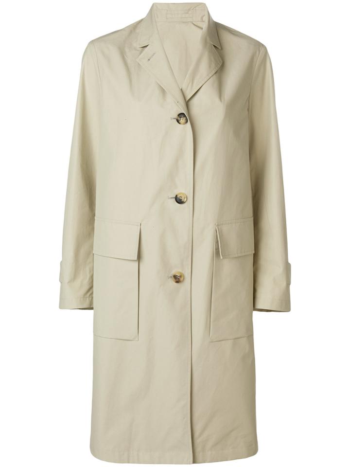 Margaret Howell Ventile City Coat - Nude & Neutrals