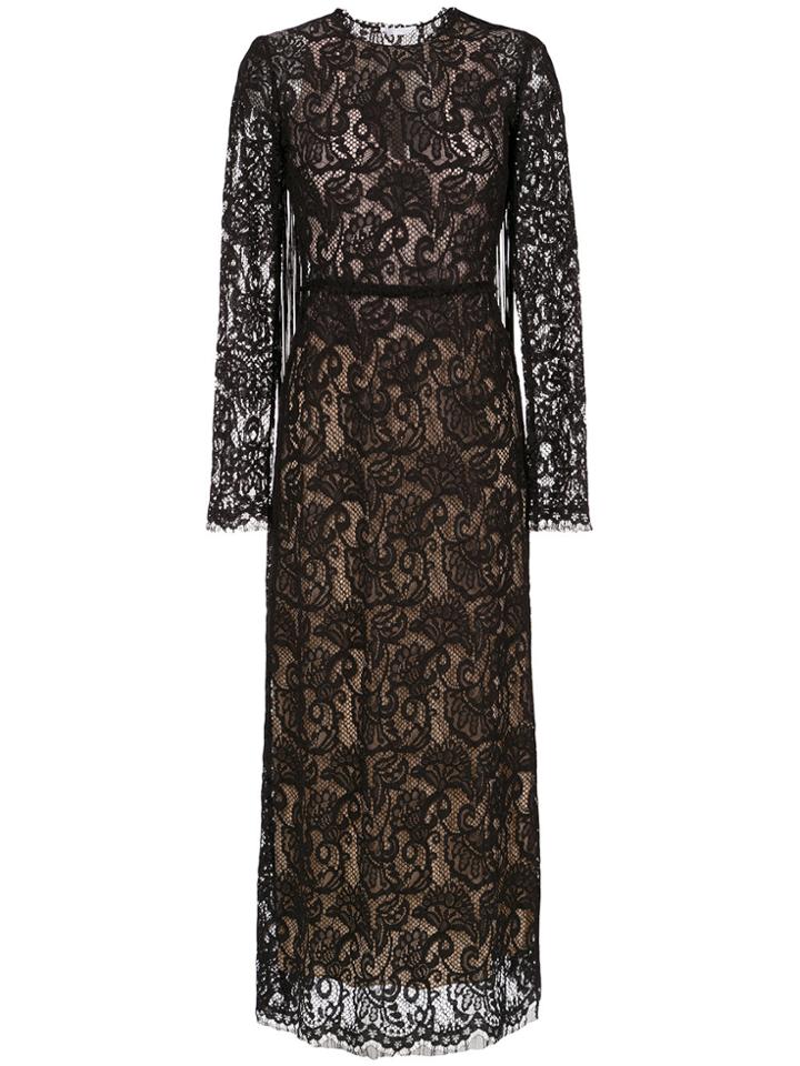 Nk Long Lace Dress - Black