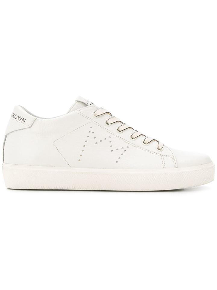 Leather Crown W-iconic Sneakers - White