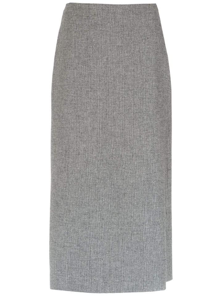 Nk Printed Midi Skirt - Black