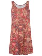 Lygia & Nanny Round Neck Printed Dress, Women's, Size: 44, Brown, Polyamide/spandex/elastane