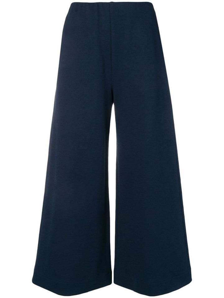 Harris Wharf London Cropped Trousers - Blue