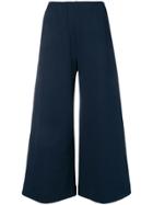 Harris Wharf London Cropped Trousers - Blue