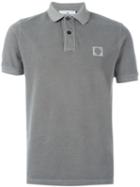 Stone Island Classic Polo Shirt, Men's, Size: S, Grey, Cotton