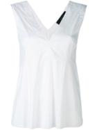 Federica Tosi V-neck Blouse - White