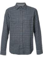 Alex Mill Front Pockets Checked Shirt, Men's, Size: Medium, Blue, Cotton